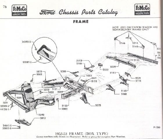 '54 Ford Club of America - Forum • View topic - Frame Swap question